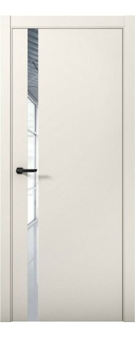 Дверь Aurum Doors Pd 7 Al стекло Зеркало (кромка анодированная) (Магнолия)