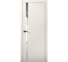 Дверь Aurum Doors Pd 7 Al стекло Зеркало (кромка анодированная) (Магнолия)