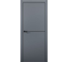 Дверь Aurum Doors Pd 2 Al (кромка анодированная) (Антрацит)