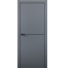 Дверь Aurum Doors Pd 2 Al (кромка анодированная) (Антрацит)