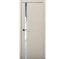 Дверь Aurum Doors Pd 7 Al стекло Зеркало (кромка анодированная) (Силк грей)