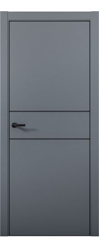 Дверь Aurum Doors Pd 3 Al (кромка анодированная) (Антрацит)