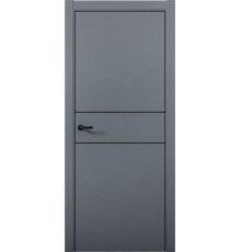 Дверь Aurum Doors Pd 3 Al (кромка анодированная) (Антрацит)