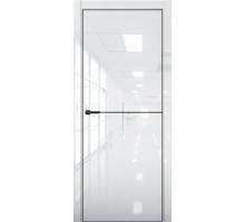 Дверь Aurum Doors Pt 2 Al (кромка анодированная) (Cristal White)