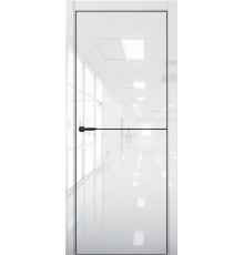 Дверь Aurum Doors Pt 2 Al (кромка анодированная) (Cristal White)