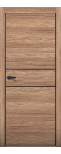 Дверь Aurum Doors Pu 3 Al (кромка анодированная) (Дуб натуральный)