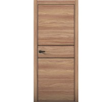 Дверь Aurum Doors Pu 3 Al (кромка анодированная) (Дуб натуральный)