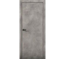 Дверь Aurum Doors Pu 1 Abs (кромка черная) (Бетон Loft)