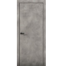 Дверь Aurum Doors Pu 1 Abs (кромка черная) (Бетон Loft)