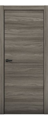 Дверь Aurum Doors Pu 1 Al (кромка анодированная) (Дуб миндаль)