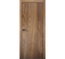 Дверь Aurum Doors Pu 1 Al (кромка анодированная) (Орех пекан)